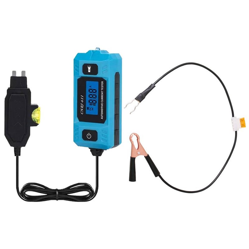 Automotive current detector, fuse current meter, automotive leakage current tester, micro dark current vehicle fault detection